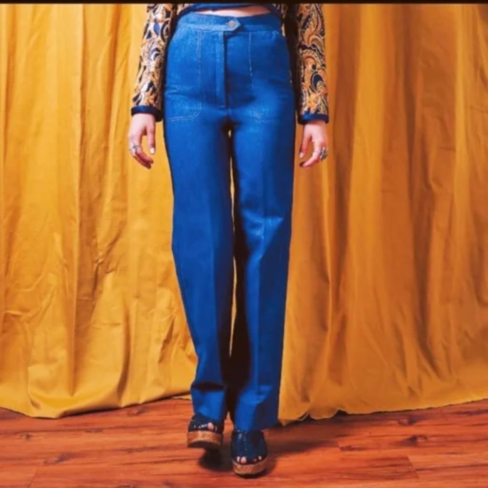 Koret City Blues 420 Union Made Pre-washed Cotton Trevira Denim Jeans womens 12